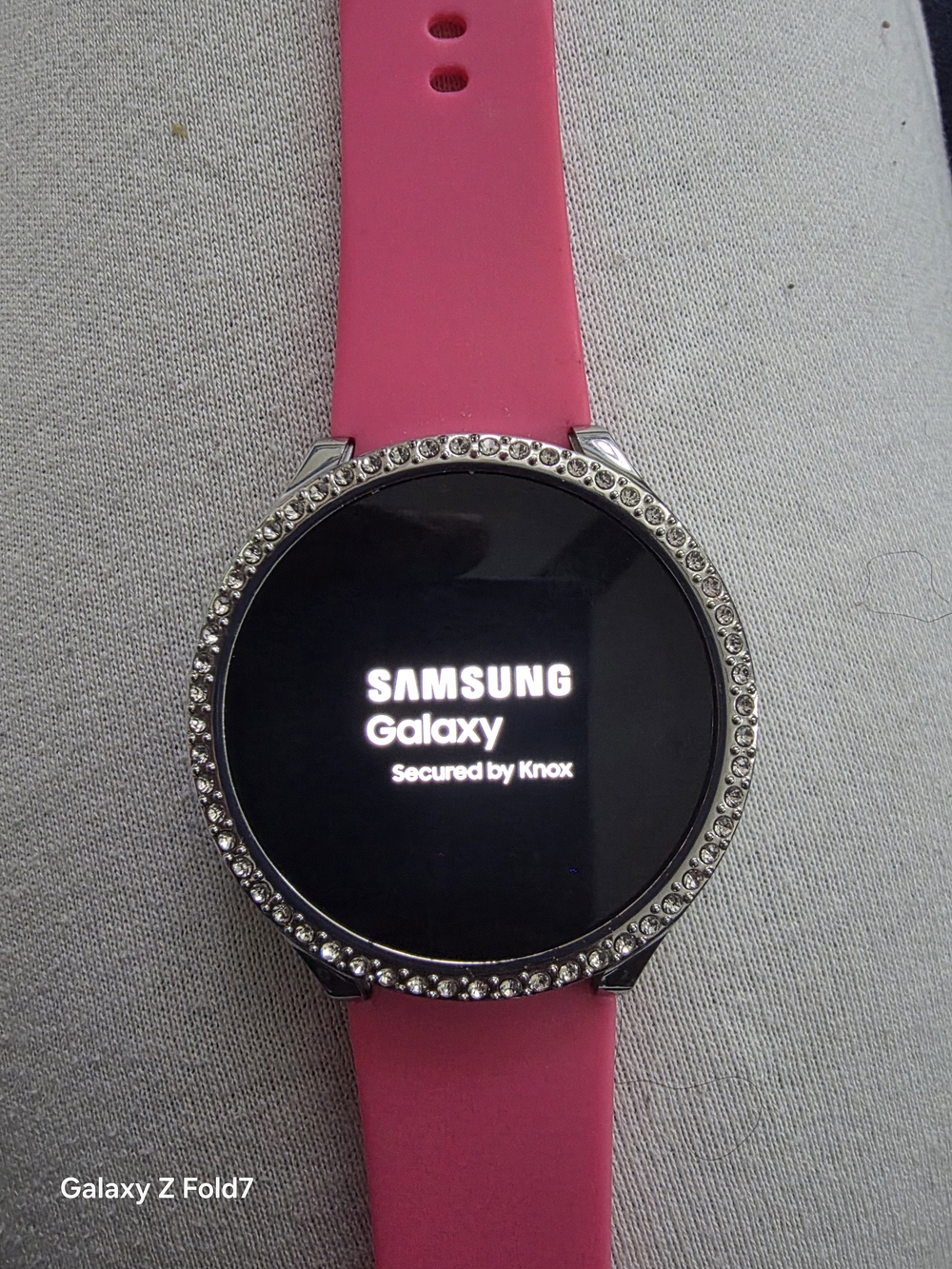 Samsung Galaxy Smartwatch with Pink Strap